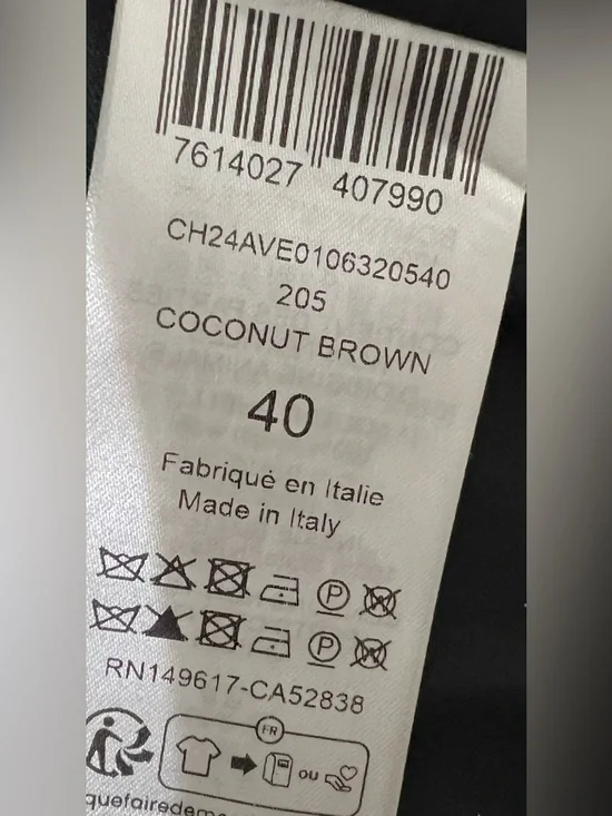 Chloé Wool Blazer Brown Double Breasted Gold Button Luxury Paris Designer - Picture 10 of 13